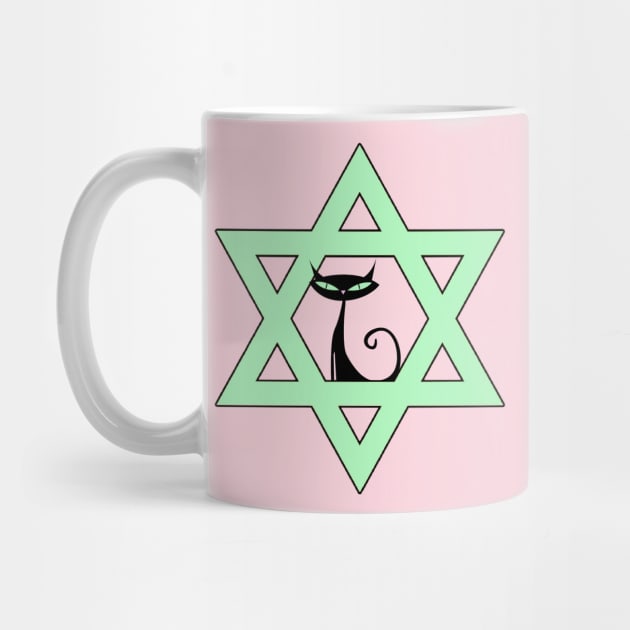 Jewish Kitty Cat Star of David by HolidayBug
